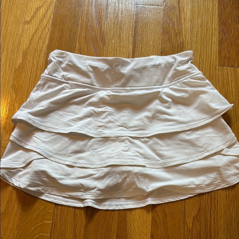 Athleta White Mini Skater Skirt